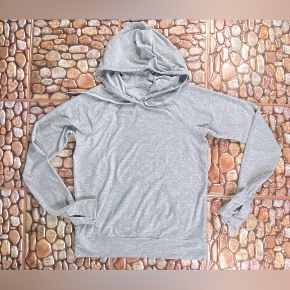 Outdoor Voices Women's Medium All Day CloudKnit Hoodie Heather Gray